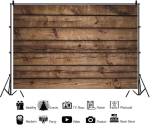 Yongfoto vin&uuml;&uuml;lfoto taust pruun puidust plank puidust seina taust fotograafia taust lastepeo fotostuudio taust rekvisiidid 3 x 2 m