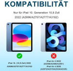 Mmk klaviatuuriga &uuml;mbris ipad 10 generation 10.9 tolli 2022 jaoks, eemaldatav juhtmevaba bluetooth klaviatuur, kaitse&uuml;mbris tpu tagakorpusega ja pliiatsi hoidjaga, uuele ipad 10. p&otilde;lvkonnale, qwerty paigutus