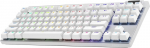 Logitech G Pro X Tkl Lightspeed juhtmevaba m&auml;nguriklaviatuur - valge - Fra Tactile