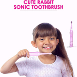 Sonic elektriline hambahari lastele, laetav hambahari lastele, sonic hambahari poistele t&uuml;drukutele vanuses 3-12 aastat 30 sekundi meeldetuletusega, 2 minuti taimer, 6 režiimi, 4 harjapead