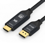 Reagle Display Port HDMI DP DisplayPort kaabel 8K@60Hz 4k@144Hz 2M