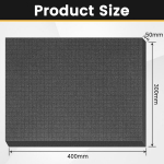 Pameil 4 t&uuml;kki 400 x 300 x 50 mm vahtplastist l&otilde;igatud v&otilde;rk - t&ouml;&ouml;riistakasti kaamerakorpuse vaht, kohvri siset&uuml;kk, lauaplaadi miniatuurid, t&ouml;&ouml;riist (4 t&uuml;kki pakitud 40 x 30 x 5 cm)