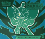 Pok&eacute;mon Tcg: Top Trainer Box Scarlet & Violet &ndash; Twilight Masquerade (1 t&auml;ispildi promokaart Turquoise Mask Ogerponiga, 9 boosterpakki ja Premium tarvikud)