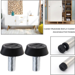 Vgol M&ouml;&ouml;blijalad, nivelleerimisjalad, reguleeritavad keermestatud kruvid M8, p&otilde;randakaitse, &uuml;mmarguse alusega kruvid puidust lauale, kummutile, kontoritoolile, 50 tk