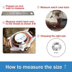 Kella parandust&ouml;&ouml;riistade komplektid, 5537 kellakorpus avaja 7 stantsiga, kella patarei vahetust&ouml;&ouml;riist kellassepale Rolex kelladele