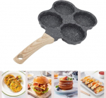 Aoveew munapann, multifunktsionaalne mittenakkuv alumiiniumist praepann munadele ja muule (smiley Version)