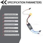 Dilwe 30a harjadeta Esc, Xt60 pistik, Rc lennuki harjadeta Esc, elektrooniline kiiruseregulaator, Rc auto tarvikud, sobib Rc kaugjuhtimispuldiga droonile, helikopterile jne.