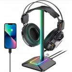 K&otilde;rvaklappide alus RGB valgustuse, laadija ja USB-ga