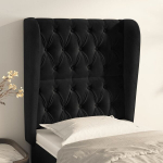 voodipeats servadega, must, 83x23x118/88 cm, samet CFE5979692