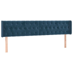 voodipeatsid 2 tk, tumesinine, 100x7x78/88 cm, samet CFE1789679