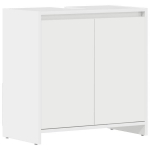 vannitoakapp k&otilde;rgl&auml;ikega valge 60 x 33 x 61 cm tehispuit CFE3273458