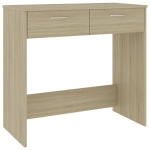 kirjutuslaud，arvutilaud, Sonoma tamm 80 x 40 x 75 cm tehispuit CFE7404754
