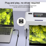 Moswag usb printerikaabel t&uuml;&uuml;p a kuni t&uuml;&uuml;p b - 10m kiire kaabel hp, canon, dell, epson, lexmark, xerox, brother, samsung ja teistele