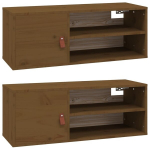 seinakapid 2 tk, meepruun, 80 x 30 x 30 cm, m&auml;nnipuit CFE732413