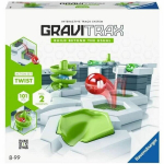 Gravitrax Starter Set Twist 101 osakest, Kuulade rada, Loomem&auml;ngu ehituskomplekt, Alates 8 aastast, 22576, Ravensburger