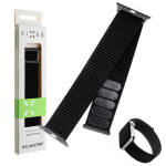 Rihm Apple Watch 42 44 45mm fikseeritud nailon must