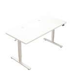 Elektriline kallutatav laud valge 160 cm, reguleeritav MODERN 72-118 cm