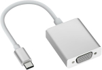 Nazaz kvaliteetne usb-c kuni vga adapter, &uuml;hilduv thunderbolt 3 muunduriga type c male kuni vga female s&uuml;learvutile, nutitelefonile ja tahvelarvutile, resolutsioon 1080p hd