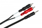 Hosa Technology CMR-210 helikaabel 3,05 m 3,5 mm 2 x RCA must