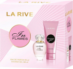 Komplekt La Rive In Flames naistele: L&otilde;hnavesi EDP, 90 ml + du&scaron;igeel, 100 ml