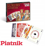Piatnik plastikkaardid Luxury, kaardim&auml;ng, 2 pakki &aacute; 55 kaarti