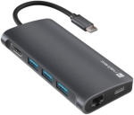 Usb-c hub 8 in 1 Natec Fowler 2 3x usb 3.0 hub hdmi 4k usb-c