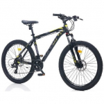 Jalgratas 29" Corelli TopVelo Felix 1.3, 20" raam, must/kollane/hall