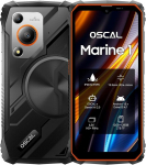 Telefon Oscal MARINE 1 4/128GB 5100mAh 6.56" vastupidav nutitelefon Android 15 Dual SIM NFC Oranž