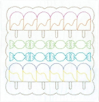 Olympus Thread Sashiko Hana Fukin Pop Designs K&uuml;&uuml;naldega kangatr&uuml;kiga tikkimiskomplekt