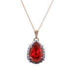 Naiste kaelakee DiamondSky "Celestial Drop III (Scarlet)" Swarovski kristallidega DS01K830