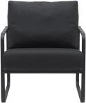 Lamamistool Manea kunstnahk, Juoda