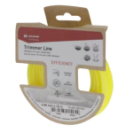 Trimmerin&ouml;&ouml;r &Oslash;2,4x15m, &uuml;mmargune, kollane, Kramp Efficiency