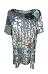 T-s&auml;rk naistele, mitmev&auml;rviline, XXXXL/XXXXXL