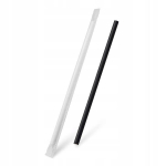 Individuaalselt pakendatud mustad paberist k&otilde;rred jookide jaoks eco 8/250 mm 100 tk, Atskirai supakuoti juodi popieriniai &scaron;iaudeliai gėrimams eko 8/250 mm 100 vnt.