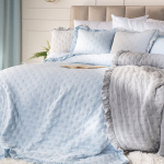 Dekoratiivne pleed Markizeta, 220x240 cm, sinine