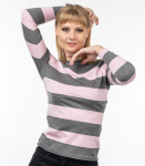 Maglia naiste kampsun 822391 01, hall/roosa