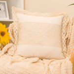 Markizeta dekoratiivpadja kate Rachela, 40x40 cm, liivakarva