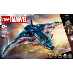 LEGO Marvel 76325 Le Quinjet d'Avengers : L'&Egrave;re d'Ultron - M&auml;ngu lapsi alates 10. eluaastast