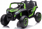 Kahekohaline elektriauto UTV Buggy Racing 4x4, roheline