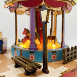 3D Miniatuurne nukumaja, P&ouml;&ouml;rlev Karussell, Hongda, DMH-MB004