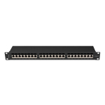 Patch Panel LANBERG PPSA-1024-B 24 Ports 1U CAT.6A FTP Musta
