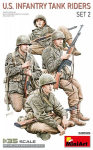 Liimitav mudel MiniArt 53035 U.S. Infantry Tank Riders Set 2 1/35