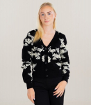 Vero Moda Naiste Kardigan 10331454*01, must/valge