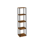 Riiul, VASAGLE, 23.8x38x139 cm, Vintage Pruun
