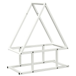 K&uuml;ttepuurest valge 50x25x60 cm k&uuml;lmvaltsitud teras CFE34408