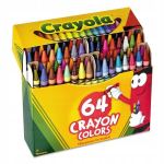 Crayola vaha v&auml;rvipliiatsid 64 v&auml;rvi