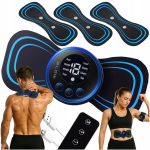 EMS lihaste elektrostimulaator BLOW, 8 režiimi, 3 kleepuvat padjakest, puldiga, must