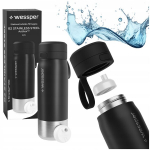 Wessper komplekt teraspudel 0.7L Must + pudelifiltri padrun