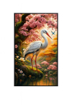 5D teemantmosaiik Toonekurg, 40&times;70 cm, ilma raamita