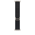 Apple watch 49mm Black Alpine&nbsp;Loop -&nbsp;Medium - Natural Titanium Finish - MFTF4ZM/A